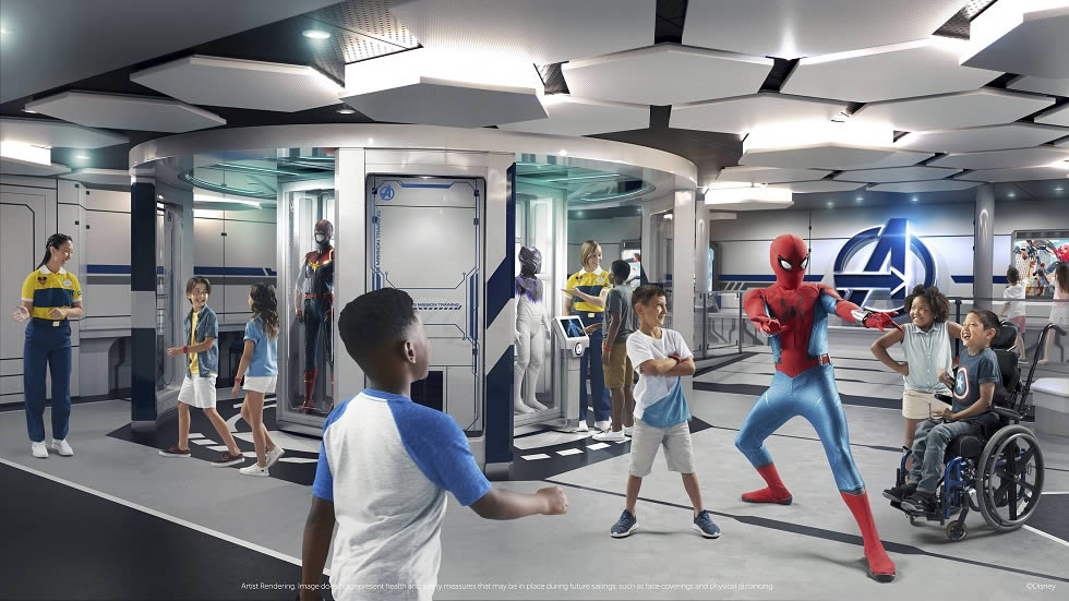 Marvel Superhero academy Disney Cruise