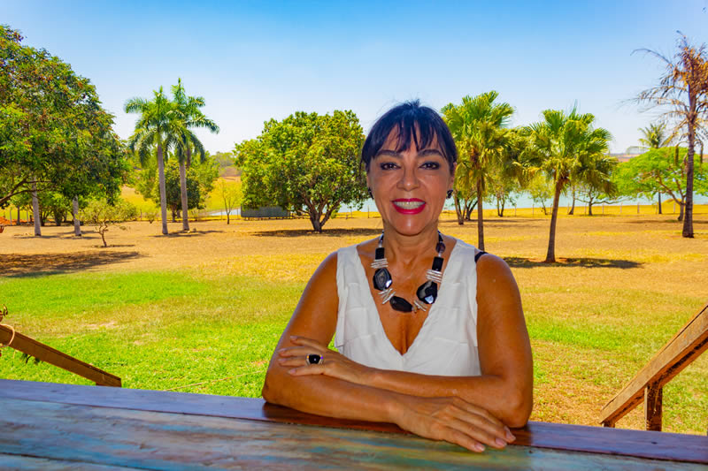 Valéria Foz, empresária e criadora do tradicional hotel de Cardoso