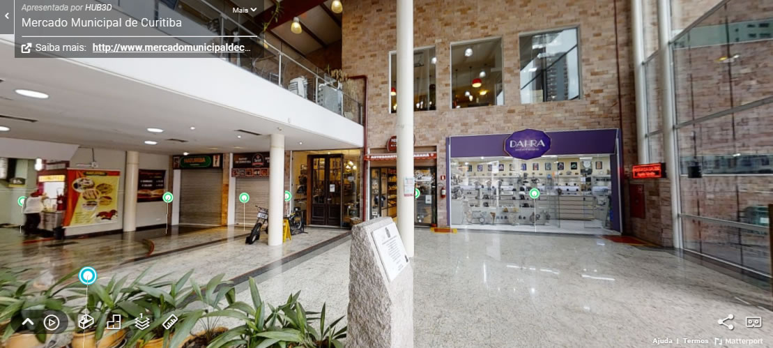 Mercado Municipal de Curitiba lana indito tour virtual 360
