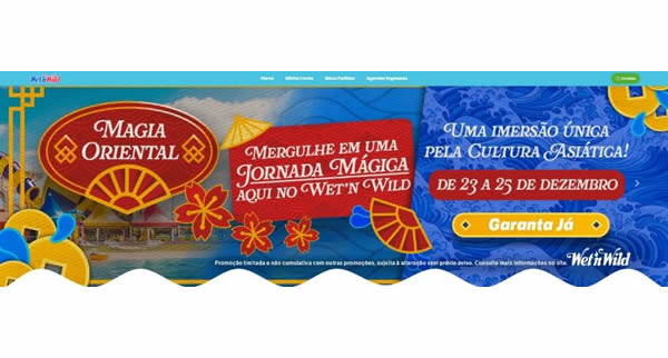 O Wet Wild transforma-se em um palco para o Natal Oriental, com atrações que celebram a cultura asiática de maneira imersiva e interativa.